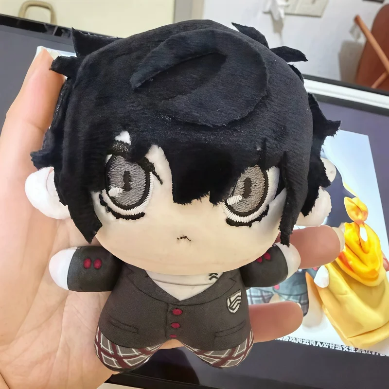 【In Stock】Persona 5 Plush Doll 10cm Goro Akechi Ren Amamiya Soft Stuffed Mini Figure Keychain Anime Collection Cute Pendant Gift