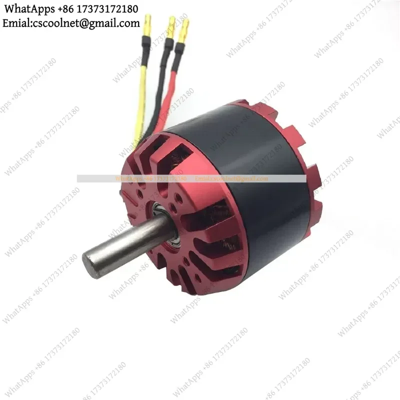 JS02 6354-270KV High-Power Brushless Motor with Hall Sensor Belt Drive for Three-Wheel Four-Wheel Scooter Skateboard