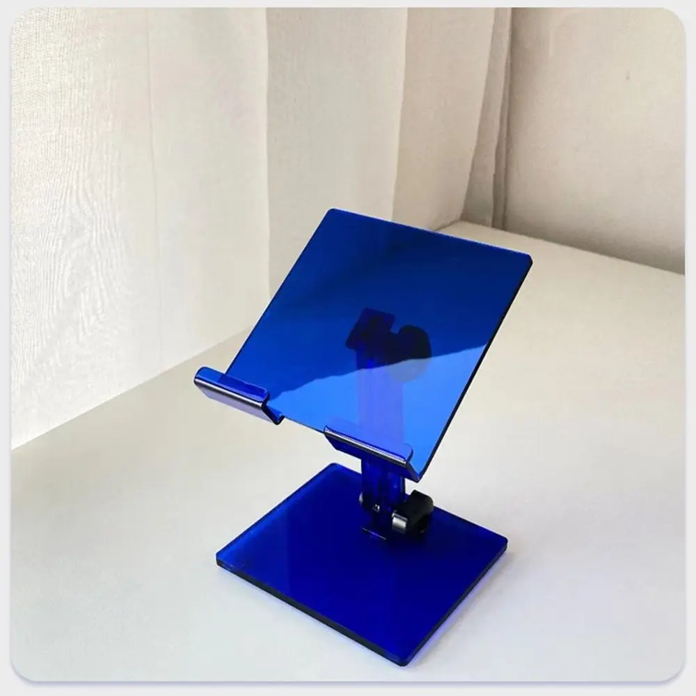 

Easy To Use Adjustable Acrylic Tablet Stand Anti-slip Sturdy Transparent Holder Portable Durable Mobile Phone Support Pad