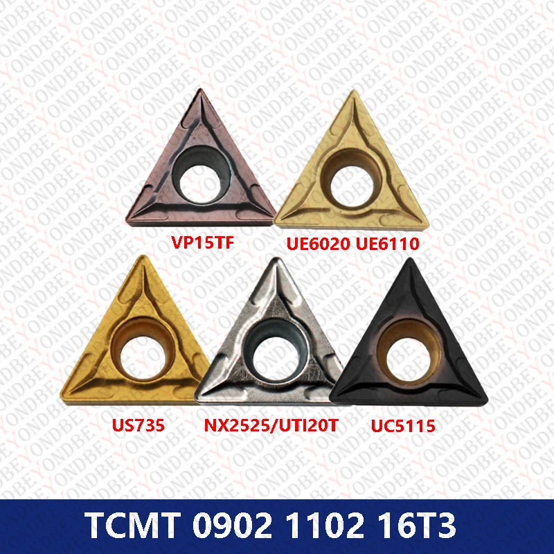 Original TCMT090204 TCMT110202 TCMT110204 TCMT110208 TCMT16T3 Carbide Inserts CNC Cutter TCMT 110204 VP15TF UE6020 NX2525 US735