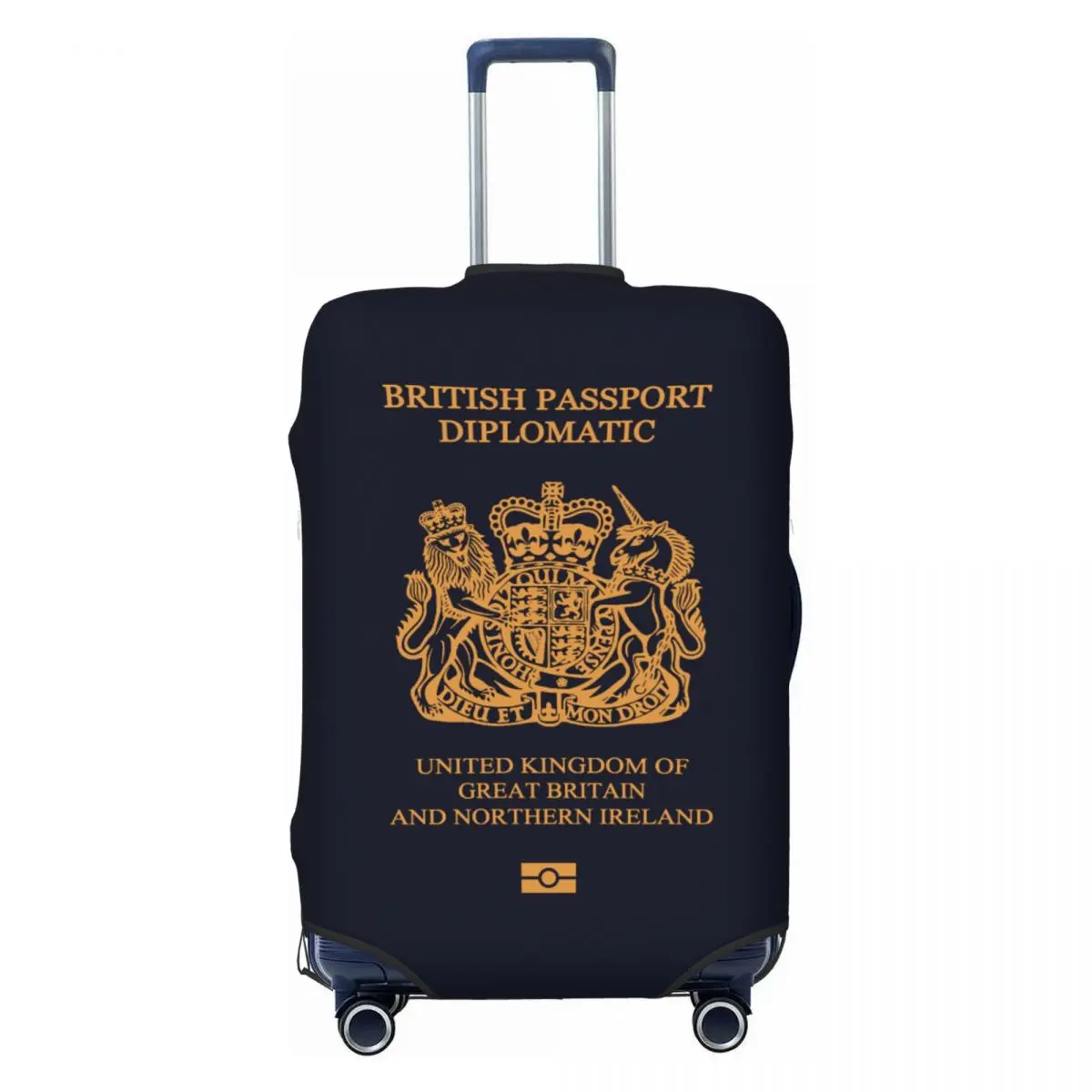 

Custom British Passport 2020 Luggage Cover Fashion Suitcase Protector Covers Suit For 18-32 inch