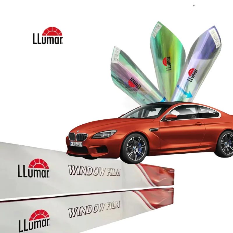 

LLumar Ярко-желтая ПЭТ-красочная автомобильная тонировочная пленка: 49,1% прозрачность, 13% теплоизоляция, 34,6% УФ-блокировка — энергосбережение,