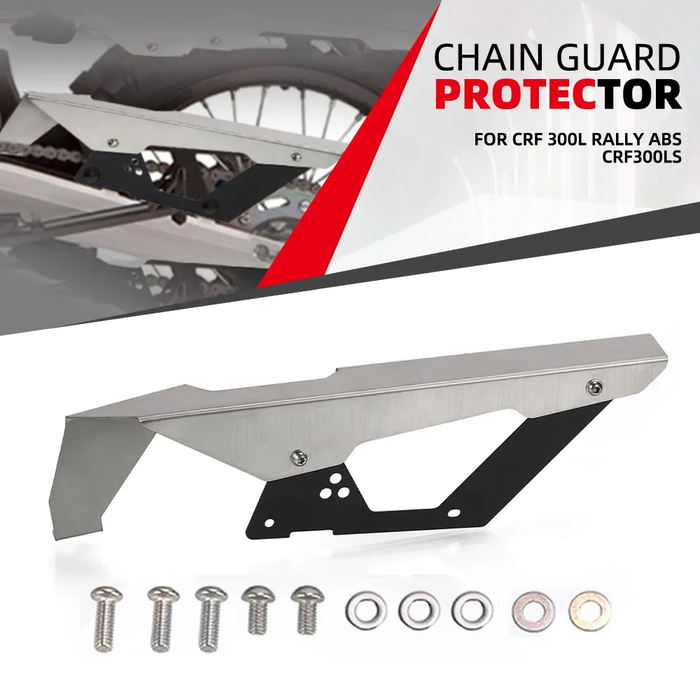 

CRF300L 2022-2024 2025 Motorcycle Accessories Chain Cover Chain Guard Sprocket Protector FOR Honda CRF 300L Rally ABS CRF300LS