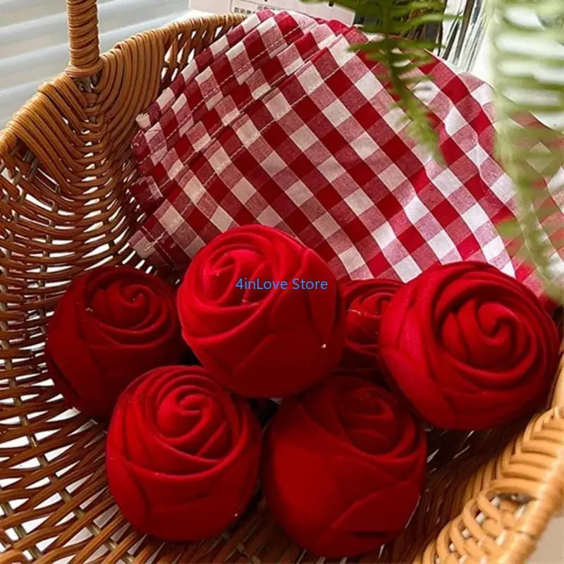 T4MD Small Rings Jewelry Display Box Box para aniversários e celebrações