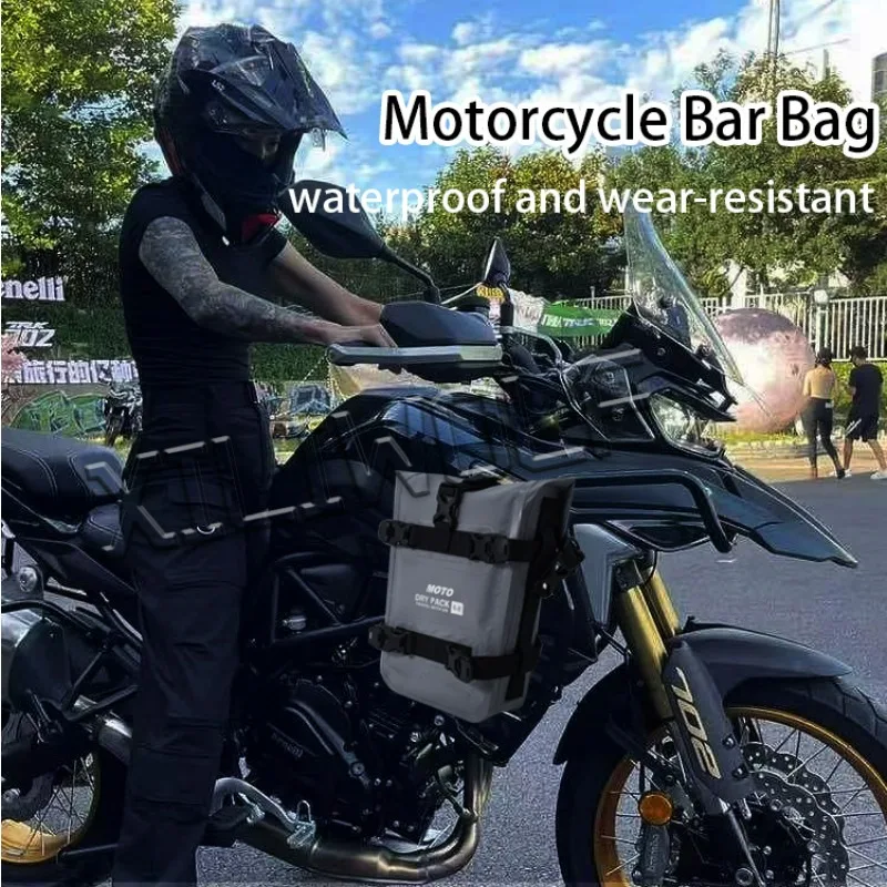 Motorcycle Universal Waterproof Bag Large Capacity Side Hanging Bag Quick Release Tail Bag for BMW R1250GS R1200GS  Honda Shadow