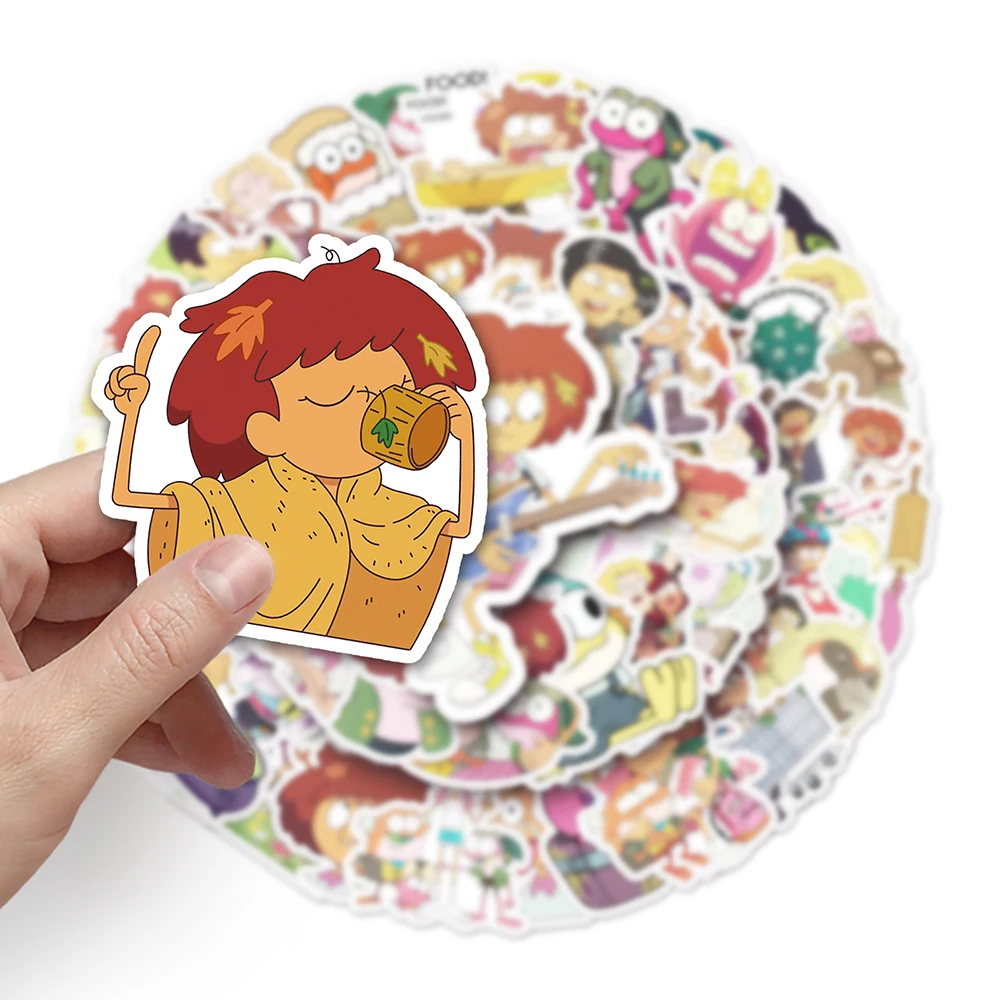 10/30/50PCS Disney Cartoon Anime Amphibia Stickers Laptop Phone Car Skateboard Luggage Guitar Waterproof Sticker Decal Kid Toy