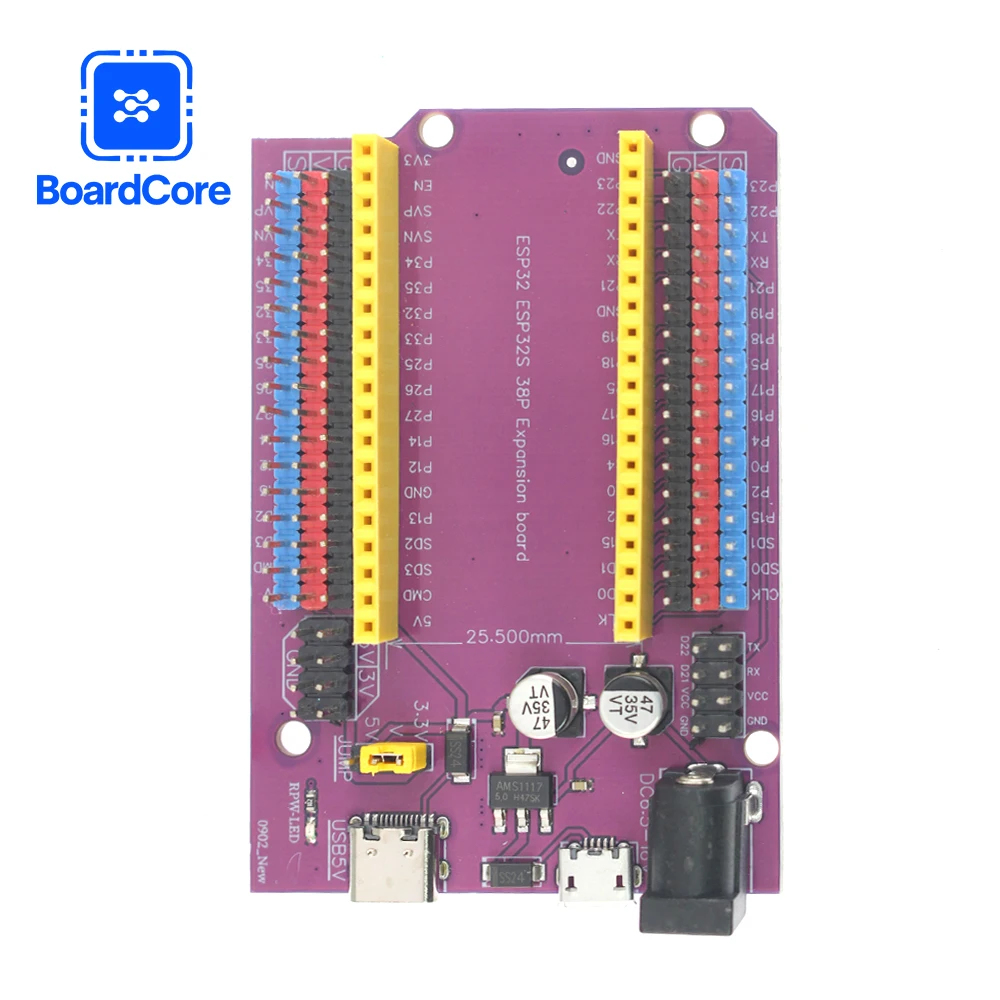 38Pin Expansion Board for ESP32S Development Board Internet of Things Wifi BT Module Dual-core CPU Low Power Consumption ESP-32