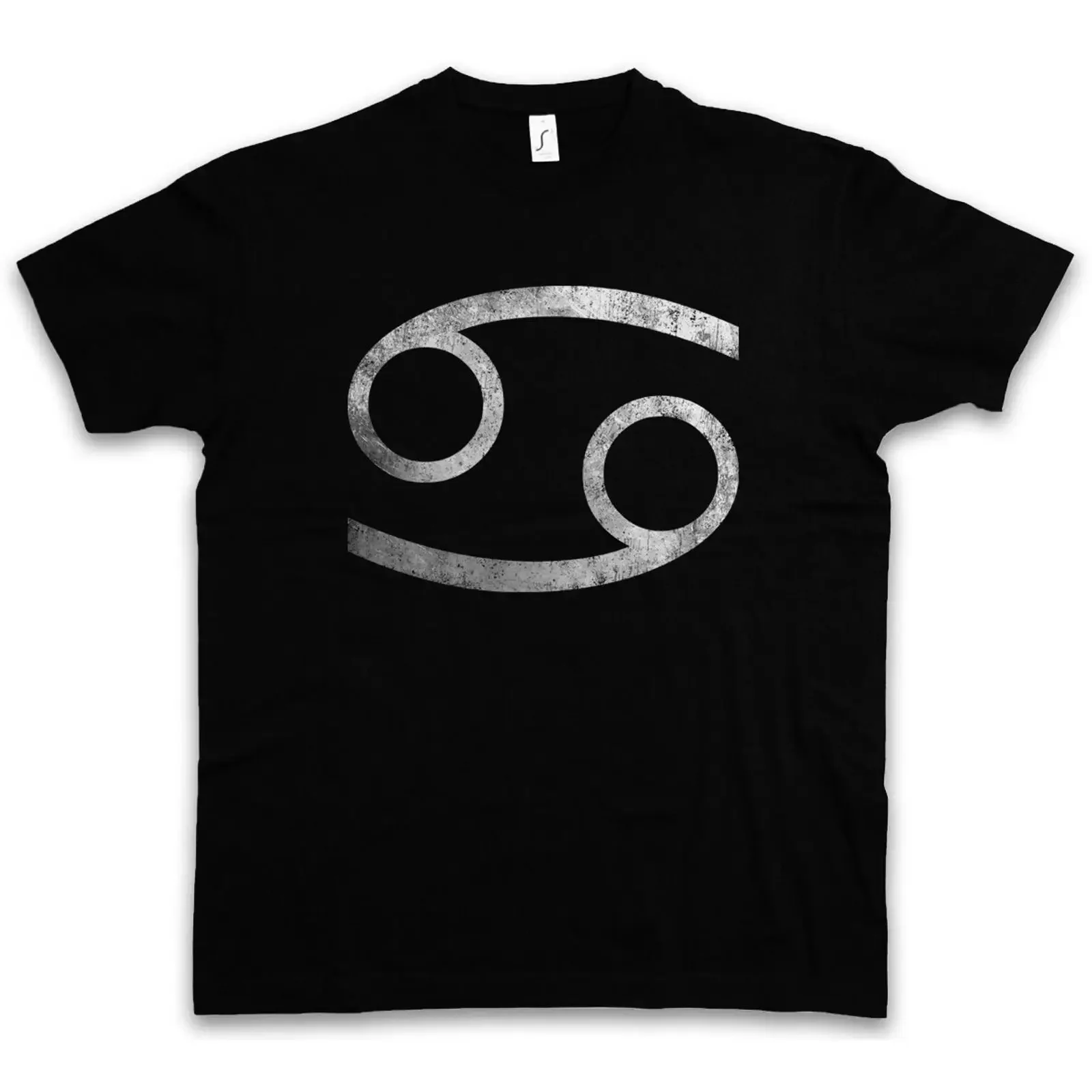 ZODIAC SIGN CRAB T SHIRT Star Astrology Horoscope vintage Washed streetwear graphic Unisex Top For Everyday Wear Versatile