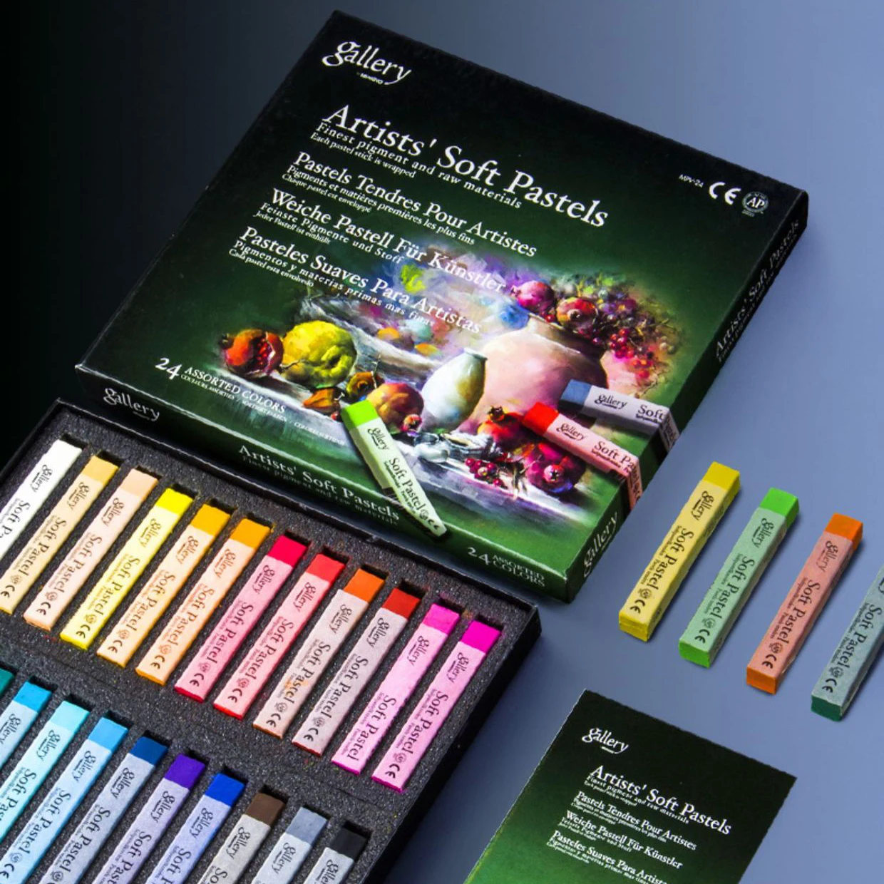 Mungyo Gallery Soft Pastel Squares Chalk Solid Crayon for Art Painting Drawing Blending Oil Crayons Pastels Art School Supplies