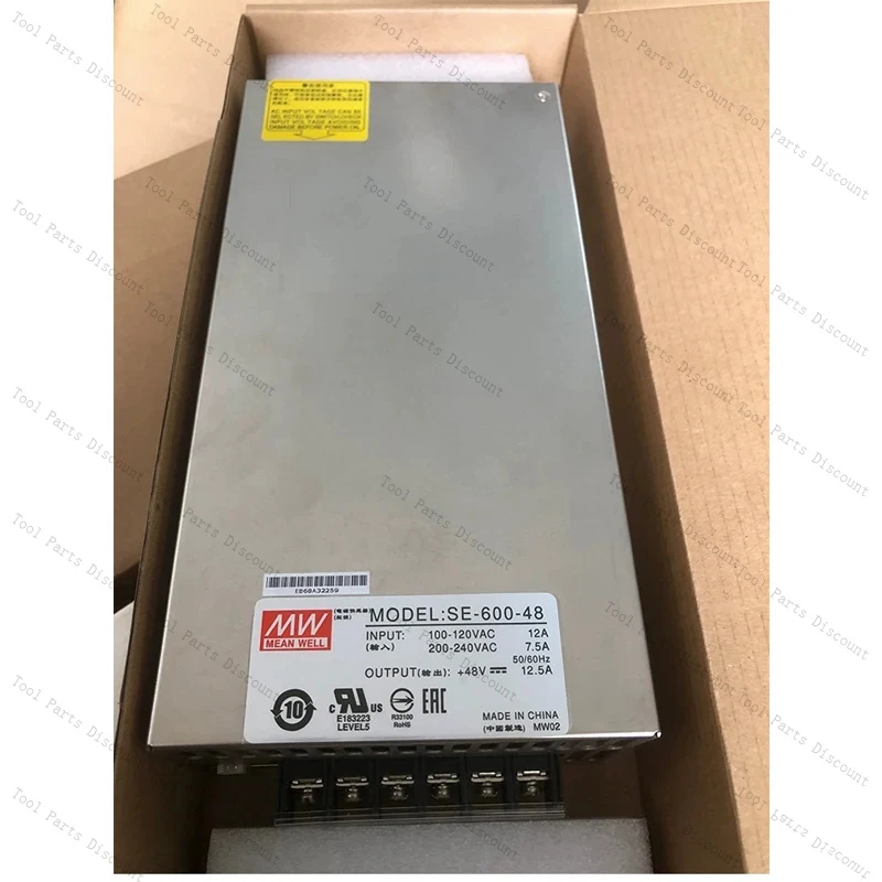 SE-600-12/24/36/48V Industrial Control Power Supply-120VAC 200-240VAC INPUT