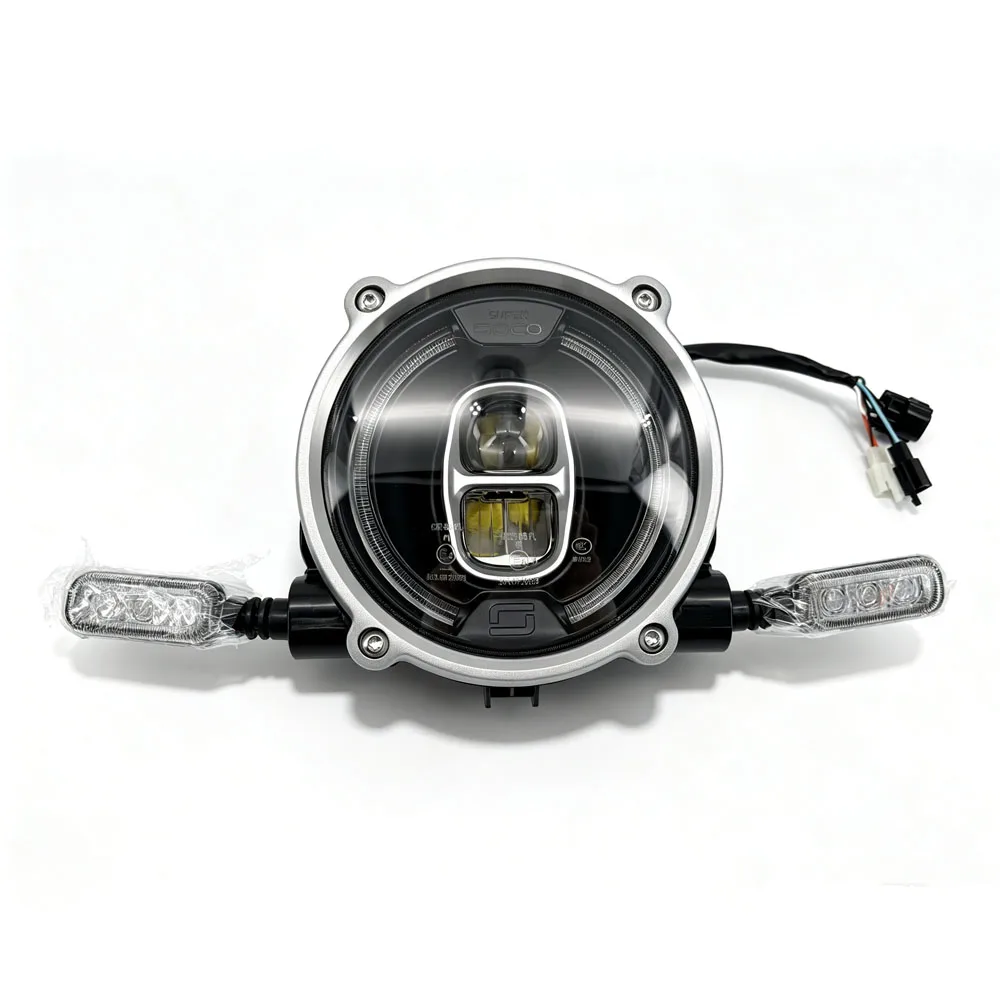 VMOTO SUPER SOCO TC MAX TCMAX LED Headlight Assembly With Front Turn Signals Electric Motorbike Parts