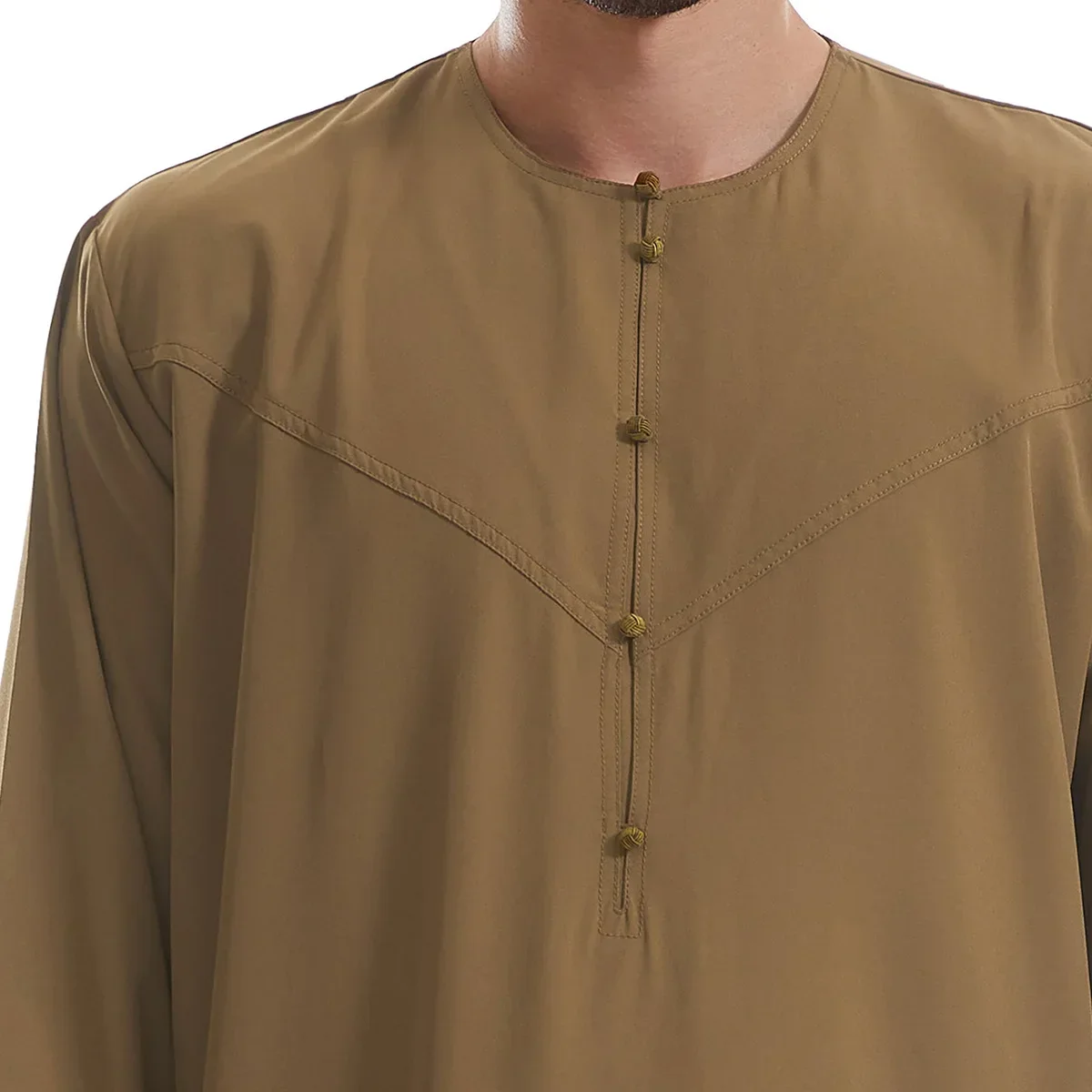 2025 Muslim Jubba Thobe Islam Men Clothes Ramadan Robe Kaftan Abaya Dubai Turkey Islamic Clothing Thobes Arabe Dress Djellaba