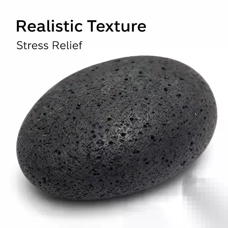 Funny Soft ASMR Sensory Handmade Fidget Toy Stone Shaped Squeeze Ball For Relief