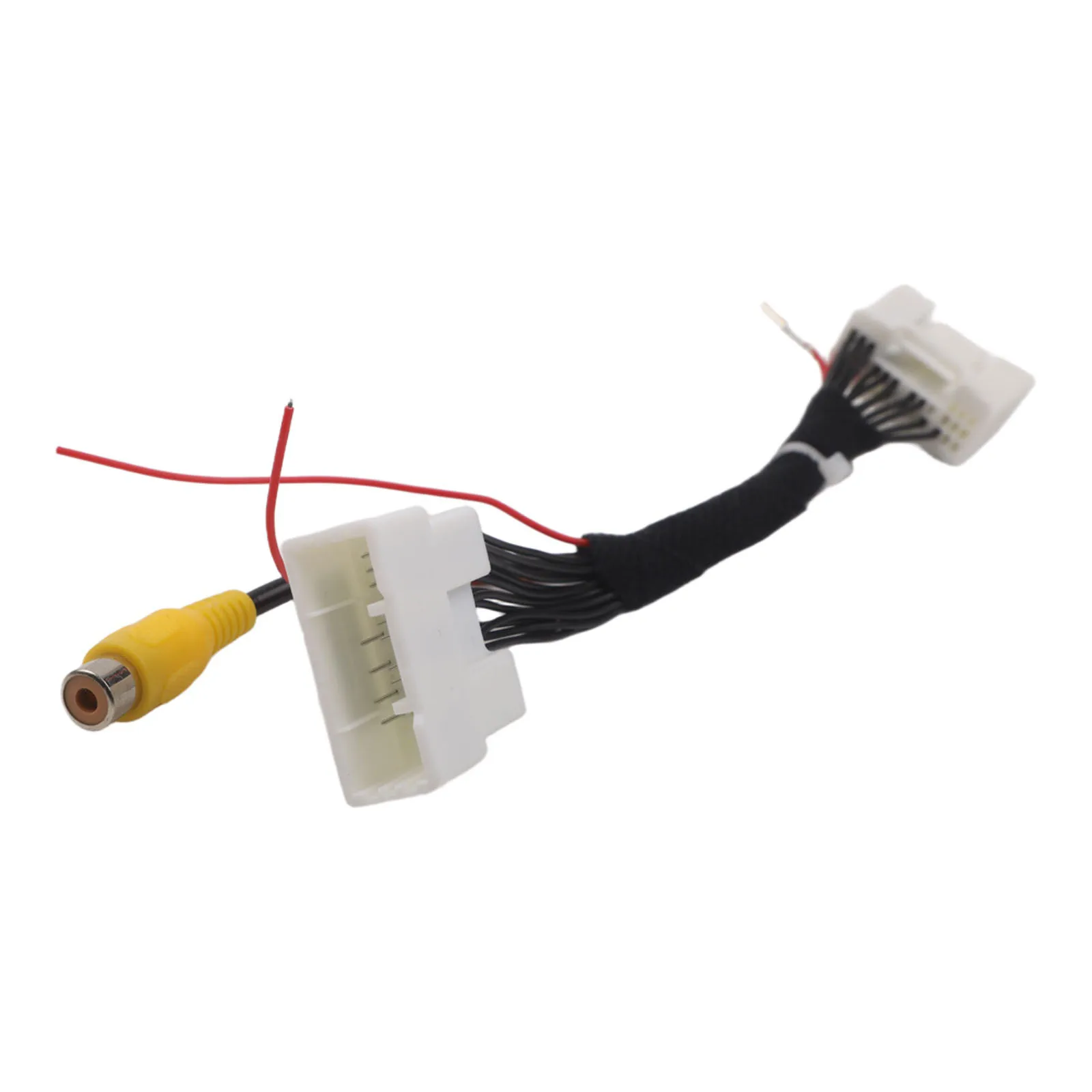 Car Rearview Signal 30Pin Adapter Cable For Parking For Reversing White Car Rearview Camera Adapter Easy Installation