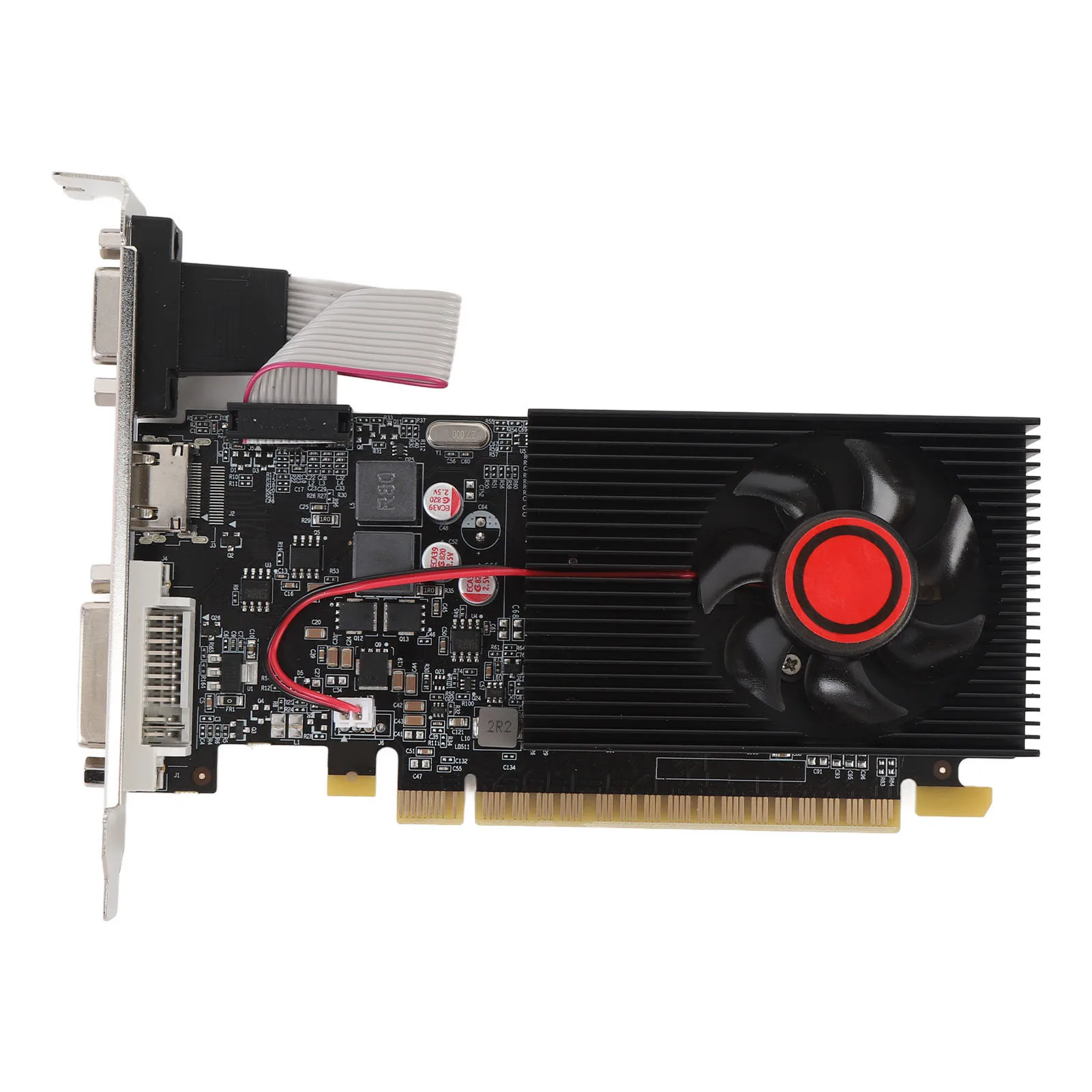Graphics Card PCI Express 2.0 16X Interface 500MHz 600MHz 2GB DDR3 Memory 64bit PC Desktop Computer Video Graphics Card