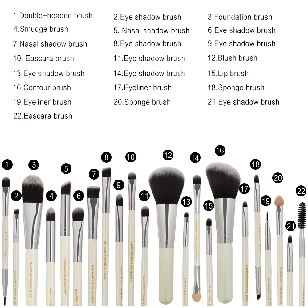 Face & Eye Makeup Brush Set — product detail 4