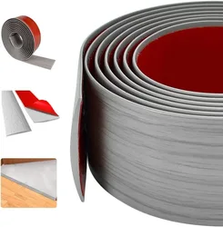 1PC 1M Wooden Floor Transition Strip Edge Banding Floor Joints PVC Abrasion Resistant Universal Edge Banding Threshold Strip