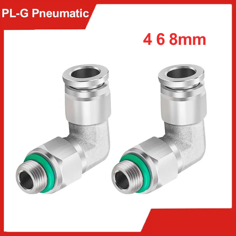 

10/50/200Pcs 304 Stainless Steel Pneumatic Hose Fitting PL Air Tube Connector 1/8 1/4 3/8 1/2 Release Pipe Fittings 4mm 6mm 8mm