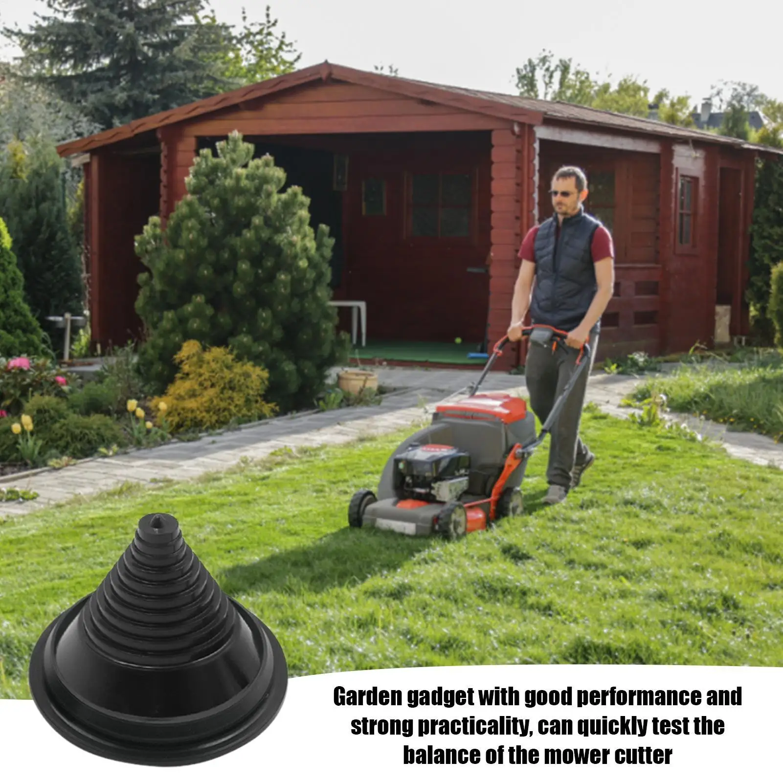 Lawn Mower Blade Balancer Kit Universal Lawn Mower Blade Balancer Quick Balancing And Sharpener For Outdoor Garden Grass Cutter