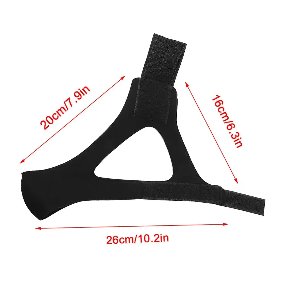 Unisex Triangular Anti Snore Belt Nasal Sleeping Snoring Stopper Headband Chin Jaw Support Strap Head Belt Health Care Tools Bla