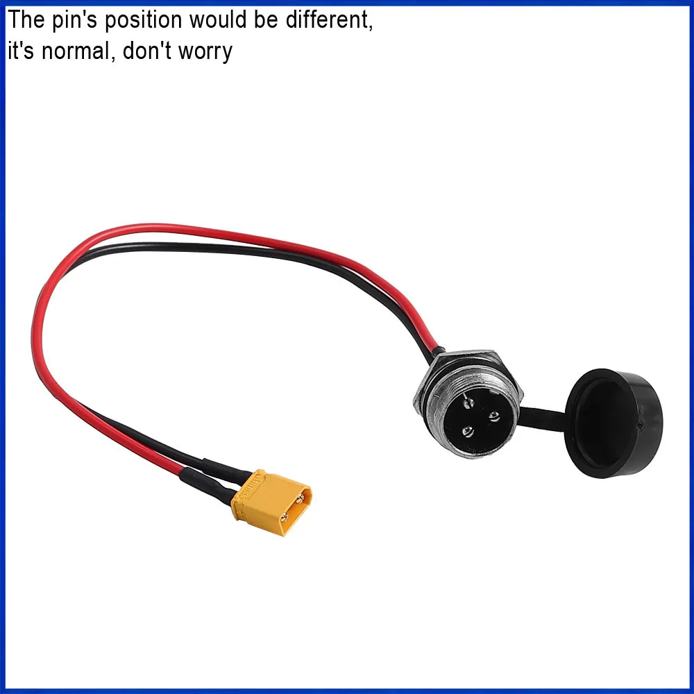 For INOKIM OX OXO Electric Scooter GX16 3Pin Aviation Connector Charging Power Socket Replacement Repair Spare Parts view 3