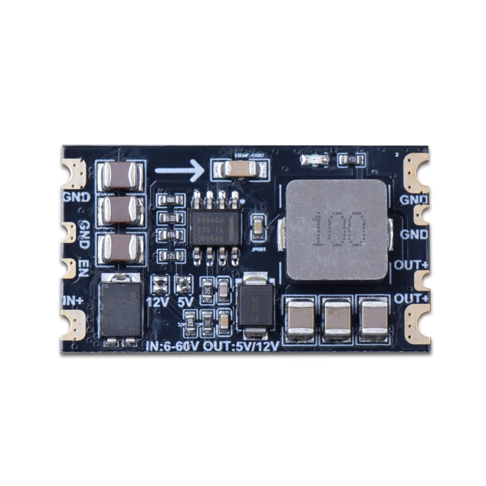 JHEMCU 54560 BEC Input 60V 5A Output 12V 5V High Voltage Step Down Power Supply Module for Drone FPV Racing RC Aircraft