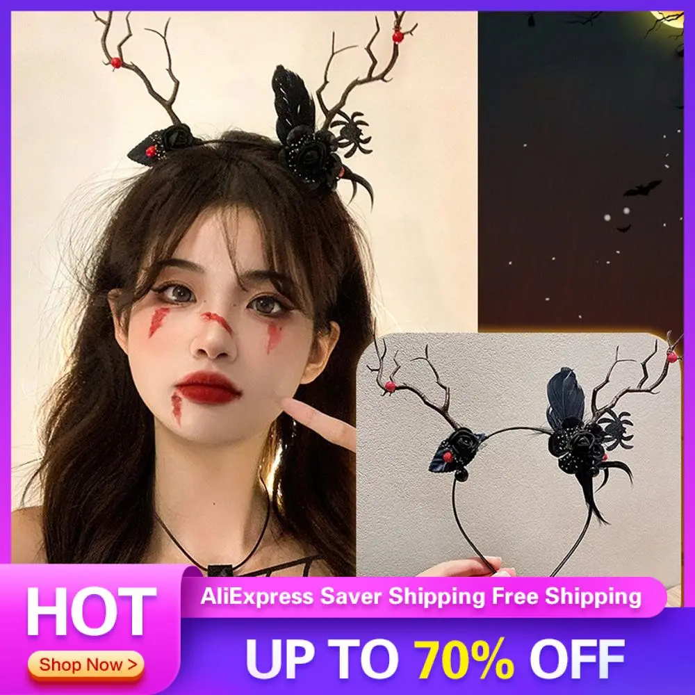 Funny Hair Accessories Safe And Harmless Durable Hair Accessories Halloween Decorations Spider Headband Exquisite Style Headband