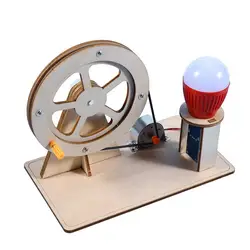 Hand cranked Generator Set Creative Thinking Experiment DIY Puzzle Manual Generator Toy Kit Laboratory