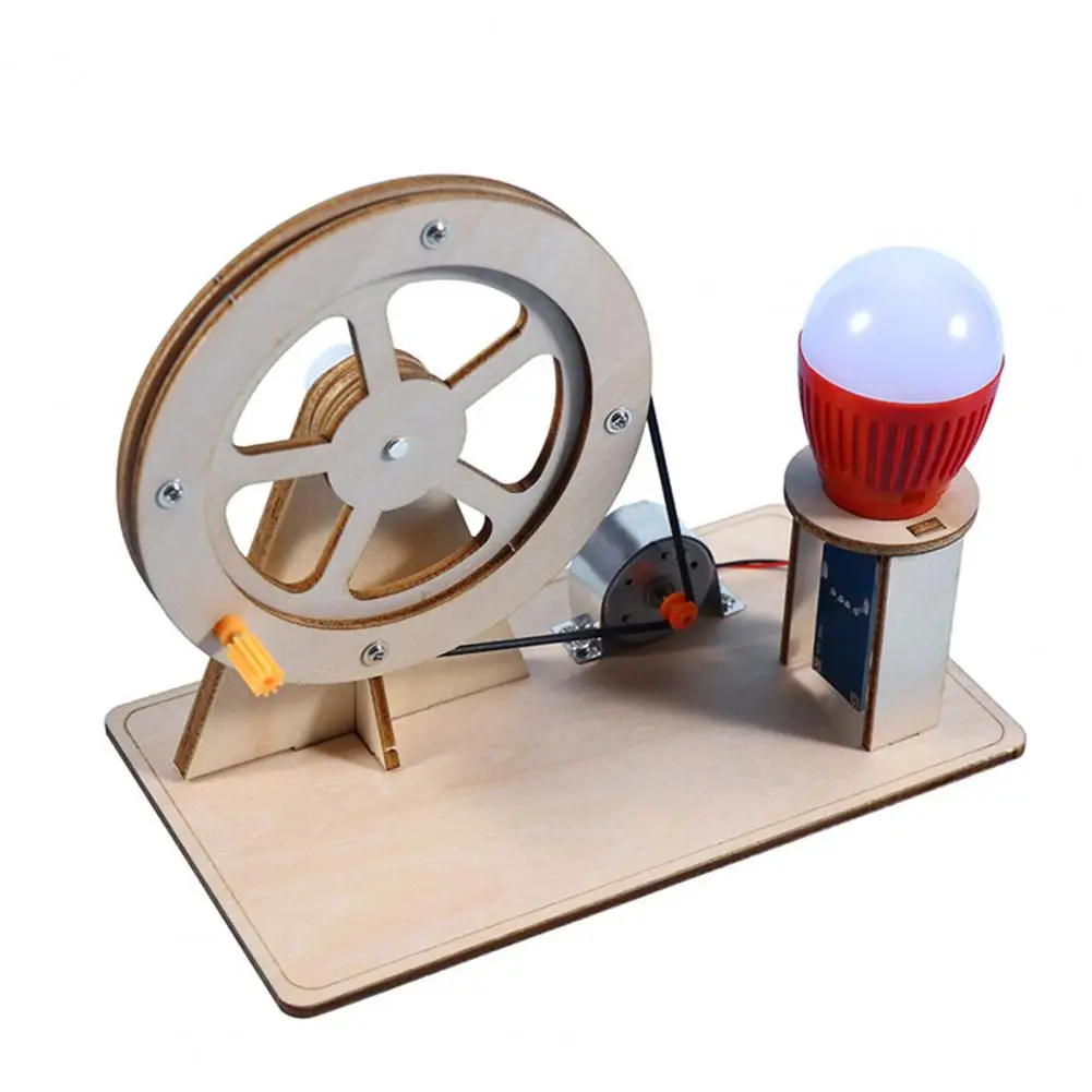 Ręcznie Kręcony Generator Zestaw Kreatywne Myślenie Eksperyment DIY Puzzle Ręczny Generator Zabawka Zestaw Laboratoryjny