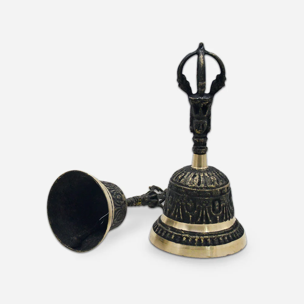 Hand Ring Bell Exquisite Simple Brass Call Interesting Copper Decorative Ornate