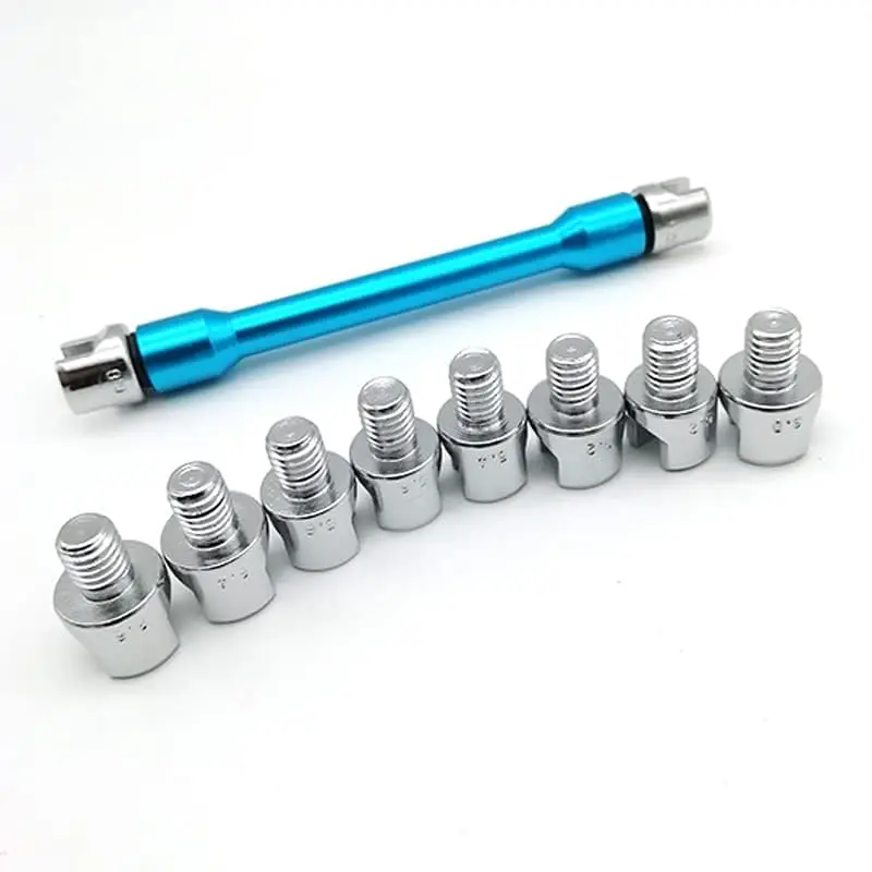 

Набор ручных инструментов для мотоциклетных велосипедных спиц с наконечниками для спиц размера 10, 5,0–6,8