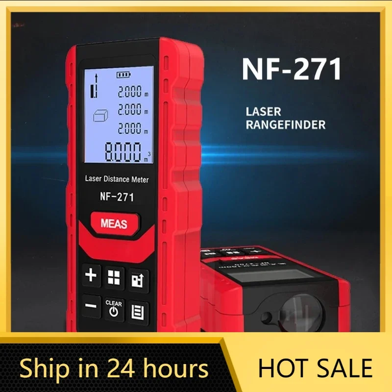 Noyafa Nf27170m Medidor de Distância a Laser Roleta Eletrônica Digital Metro Laser Range Finder Fita Métrica Dispositivo Ferramenta