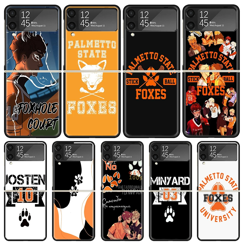 Andreil All For The Game Palmetto State Foxes Phone Case For Samsung Galaxy Z Flip6 Flip3 Flip4 Flip5 PC Hard Plastic Z Flip 6 5