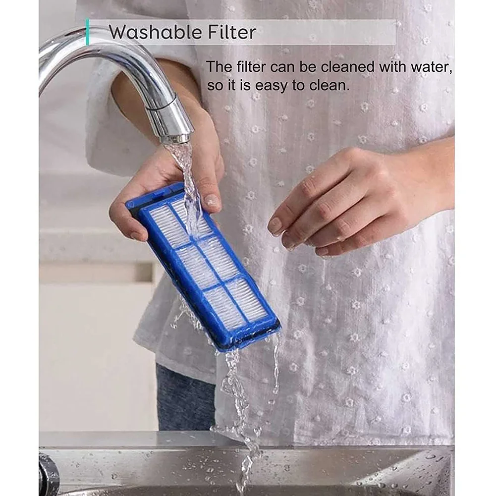 Piezas de Repuesto de filtros, cepillos laterales compatibles con Eufy Robovac G10 G30, accesorios de Robot aspirador híbrido