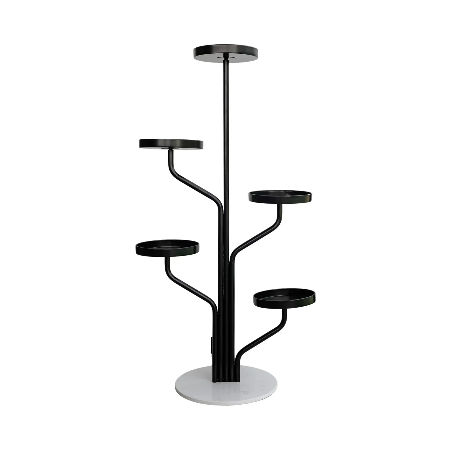 2026 5 Tier Plant Stand Indoor Outdoor, Black Metal Corner Shelf for Multiple Plants,  Flower Holder Rack for Balcony Patio Gard