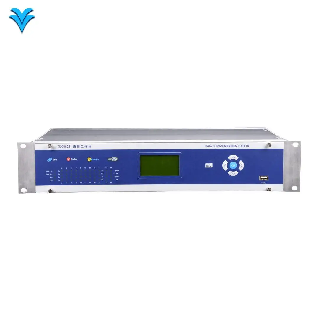 

TDC9628-D Top Version 18 Serial Ports Fiber Optic 4 Ethernet Ports Dual Hot Redundancy Mission Critical Gateway