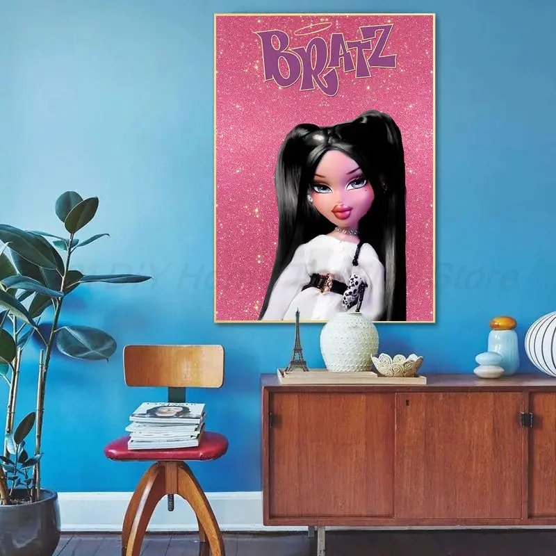 Bratz Doll Classic Anime Poster Whitepaper Sticker DIY Room Bar Cafe Nordic Home Decor