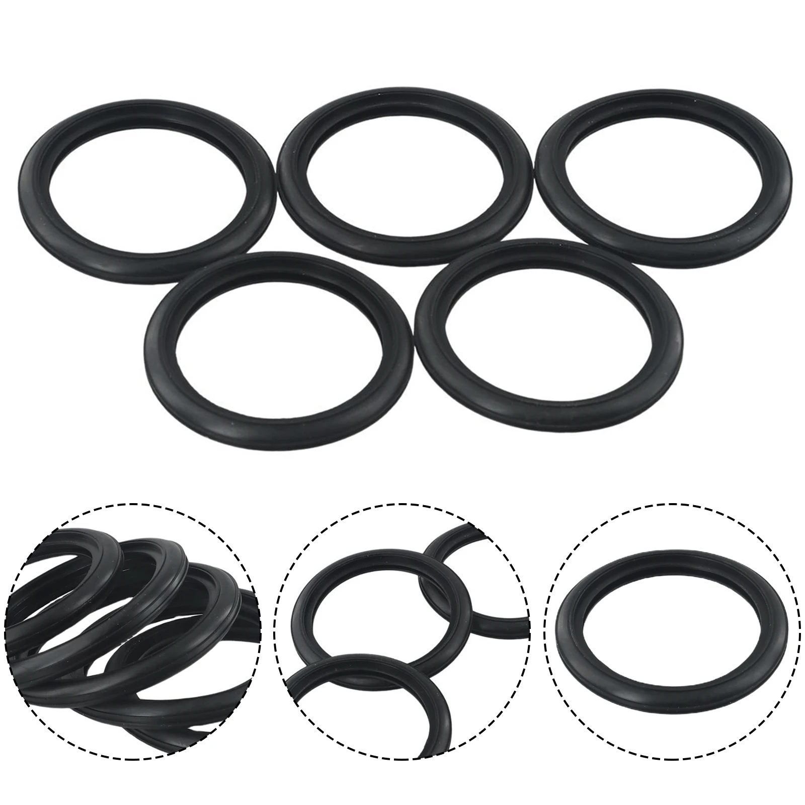 Brand New Sleeve Lip Seal For Geberit Replacement Rubber 362.771.001 41mm Inside Diameter 55mm Outer Diameter 5pcs