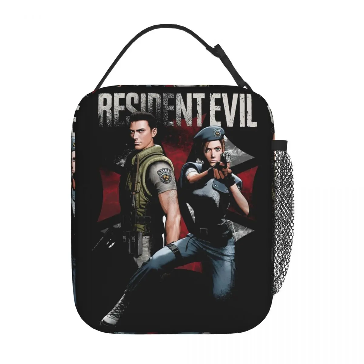 RESIDENT EVILs Game Lover Gaming Thermal Insulated Lunch Bags for Travel Reusable Food Container Bags Men Cooler Lunch Boxes