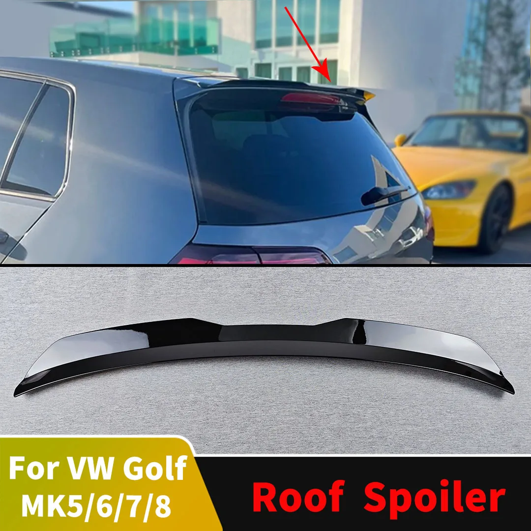 Roof Spoiler Rear Wing Tail Airfoil Body Kit Tuning Accessories For VW Golf 5 6 7 7.5 8 MK5 MK6 MK7 MK7.5 MK8 Styling