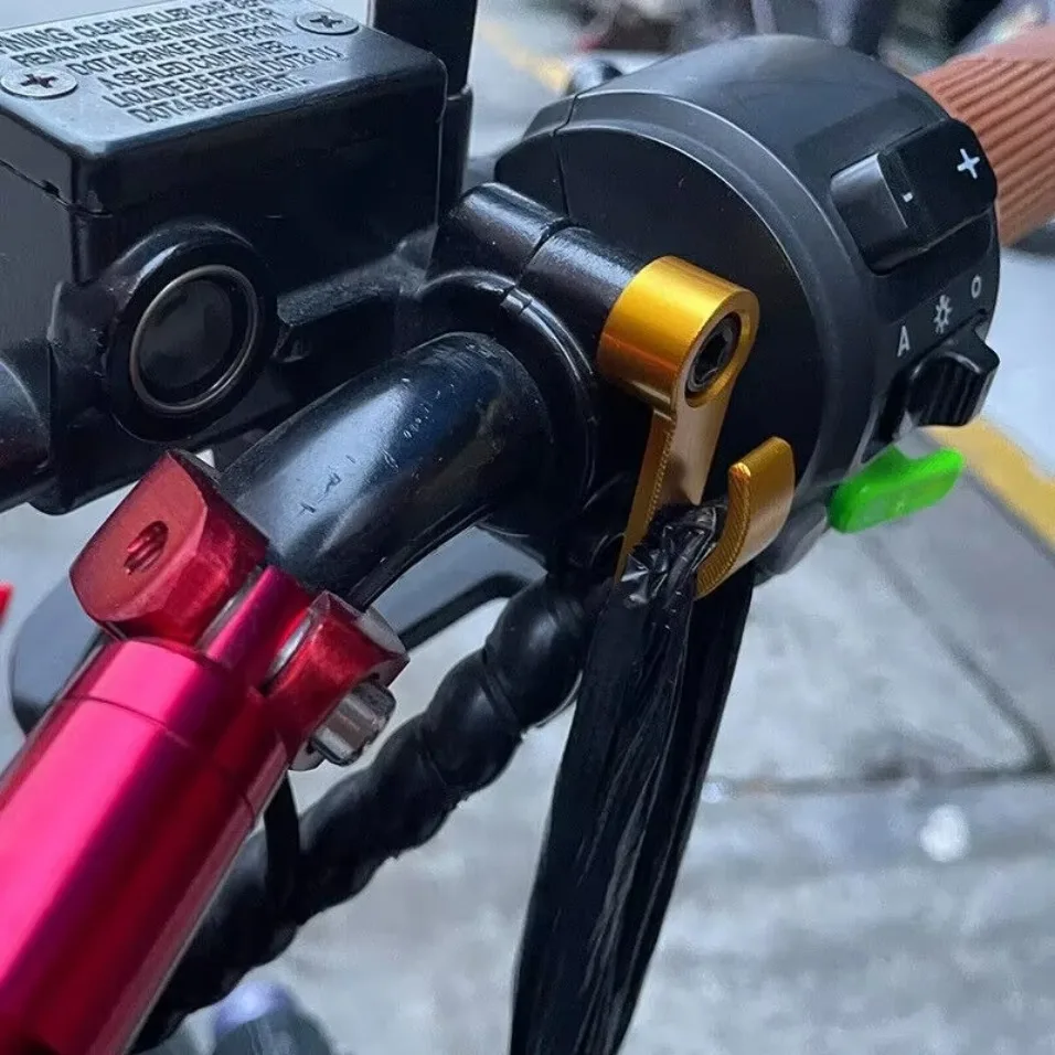 1 pçs universal motocicleta capacete da bicicleta gancho titular cnc liga de alumínio gancho ferramenta