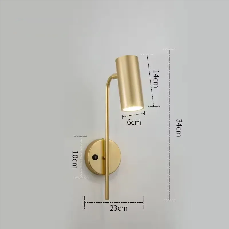 الحد الأدنى نمط LED للتدوير مع التبديل لغرفة المعيشة غرفة نوم دراسة السرير المدخل الدرج حائط الخلفية الخفيفة