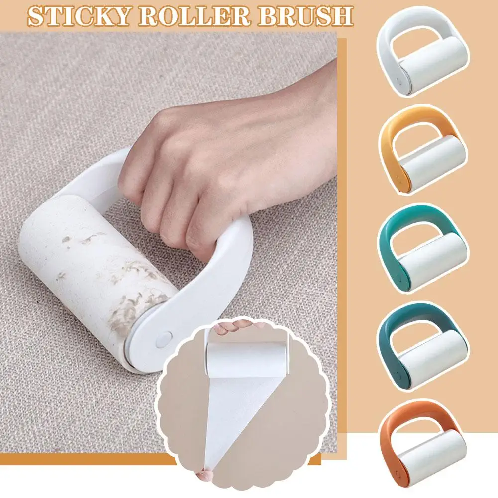 

Tearable Roll Paper Sticky Roller Dust Wiper Pet Hair Tousle Cleaning Replaceable Clothes Brush Accessories Remover Carpet N2J9