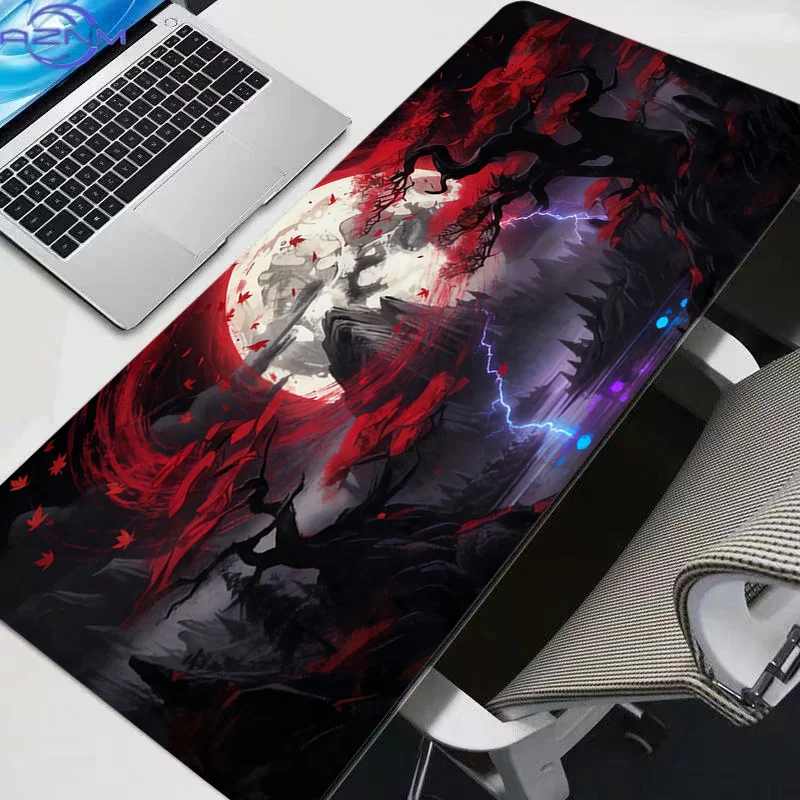 Night Forest  XXL Rubber Large PC Mousepad Gamer Gaming Night Forest Desk Keyboard Mat Computer Laptop Mat Mouse Pad
