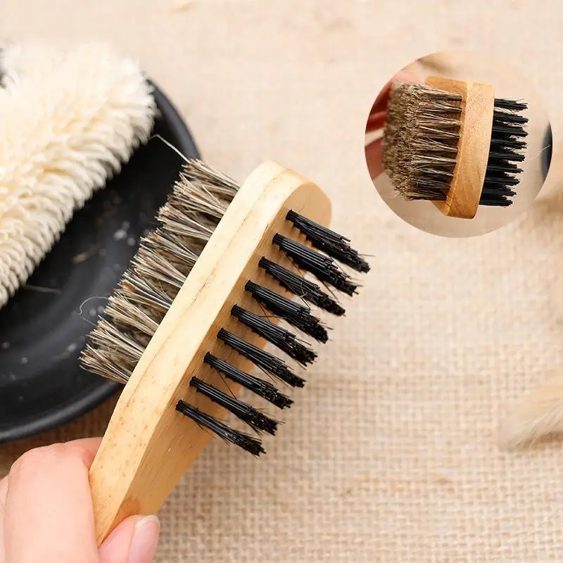 

Men's Double-side Beard Brush Multifunctional Household Tools Grooming Scrubber Haircut Hairdressing Dust Brush Neck Salon J1T9