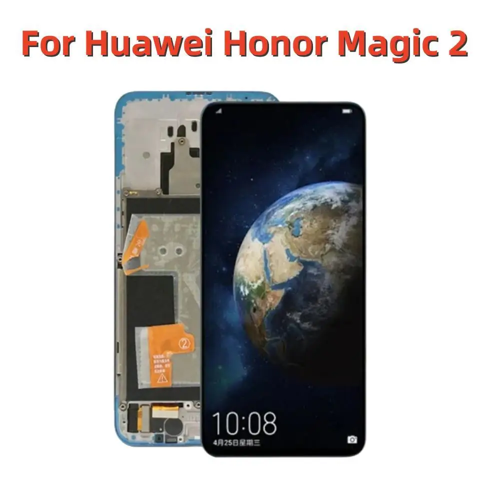 

100% Original 6.39" LCD Replacement For Huawei Honor Magic 2 AMOLED Display Touch Screen Digitizer Assembly For TNY-AL00 Model