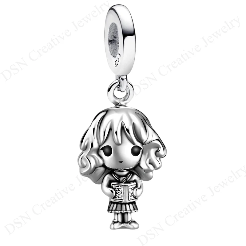 مجوهرات DSN s925 من الفضة الإسترليني حلية إبداعية على طراز ديزني للفتيات الصغيرات حلية أصلية لسوار الفتاة هدية مجوهرات فاخرة