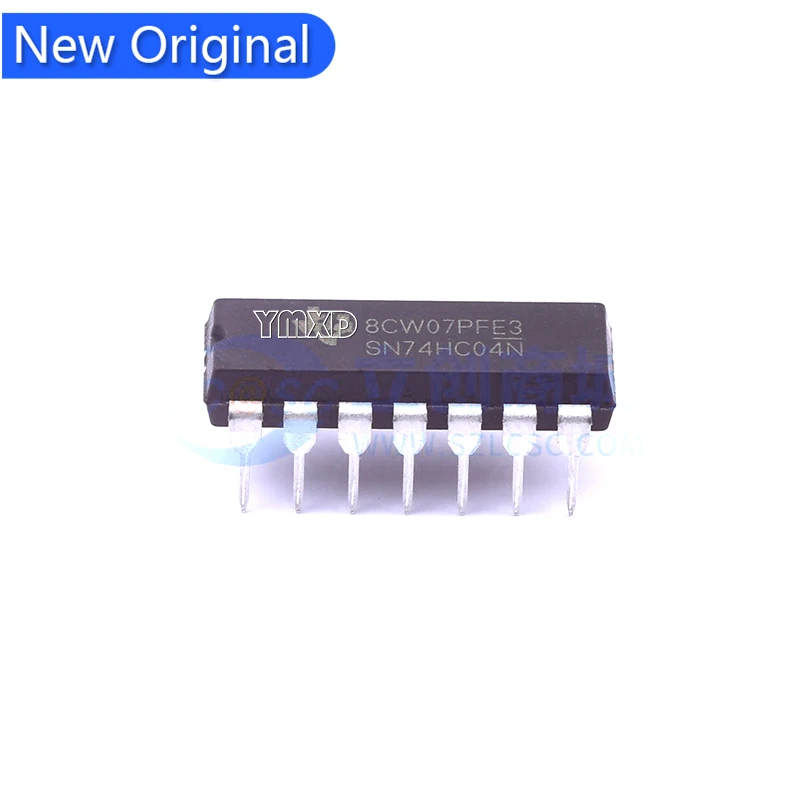 5Pcs/lot New Original In-line SN74HC04N 74HC04 DIP-14 Chip six-way Reverser Made In China Chip