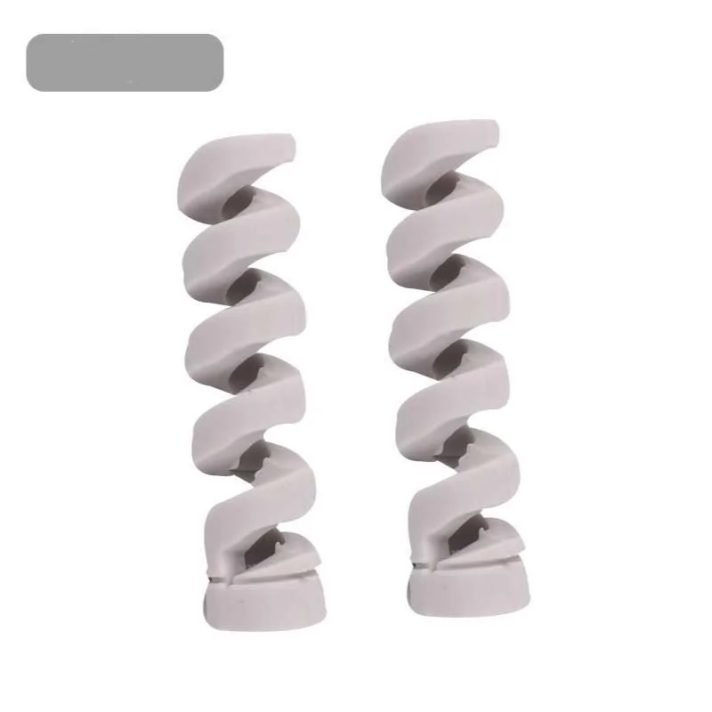 Universal Silicone Cable Protector Data Cord Spiral Winder Wire Line Cable Organizer for Charge Cable Protective Case Cover