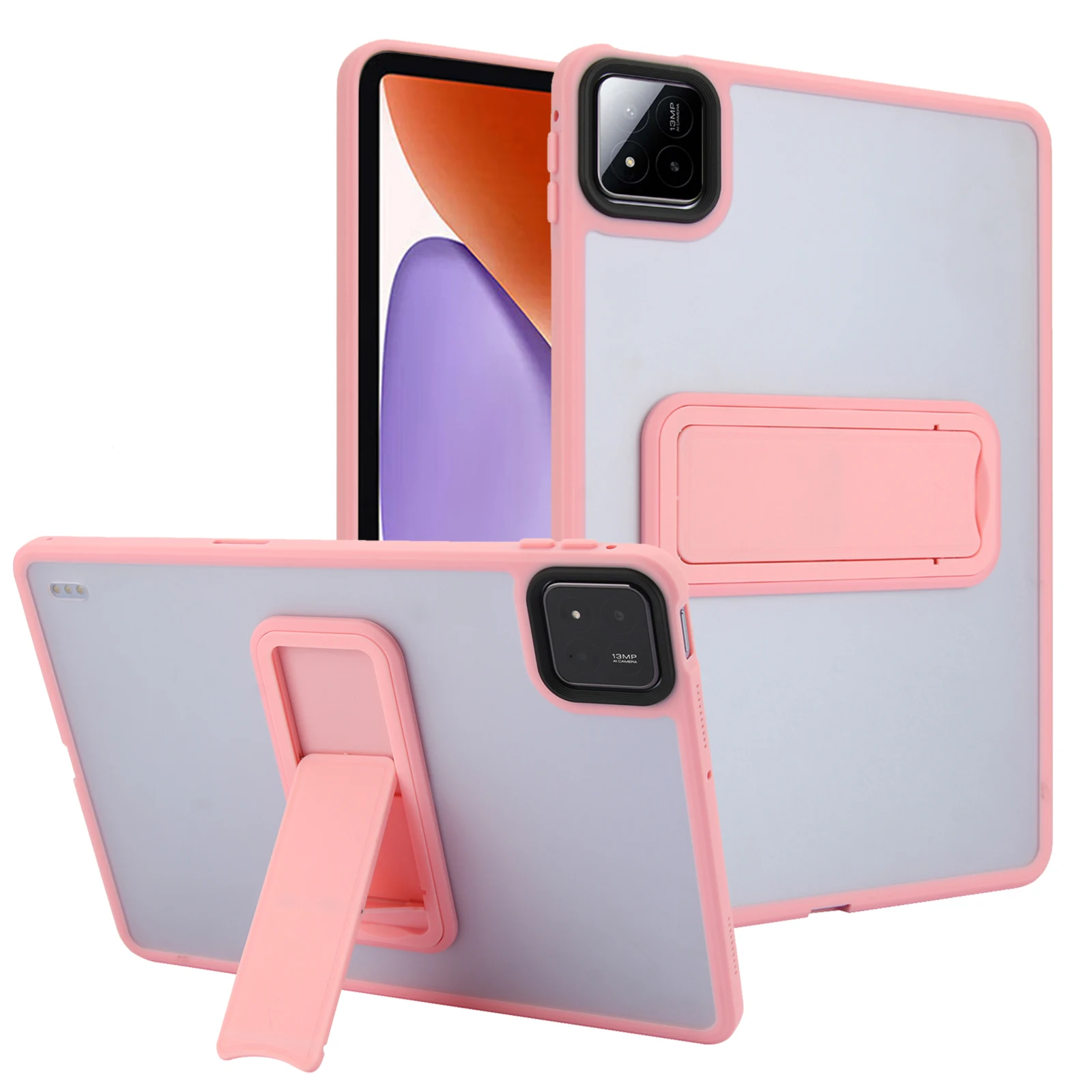 Protective Back Cover Case with Bracket Stand For Xiaomi Pad 5 6 6S 7 Pro Redmi Pad SE 8.7 11